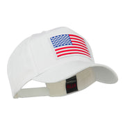 White American Flag Patched Cap