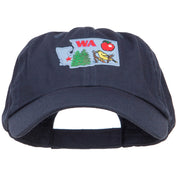 USA State Washington Patched Low Profile Cap