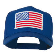 White American Flag Patched Cap