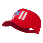 White American Flag Patched Cap