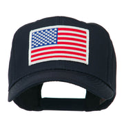 White American Flag Patched Cap