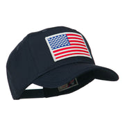 White American Flag Patched Cap