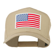 White American Flag Patched Cap