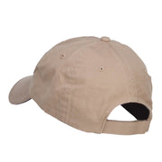 Bowling Ball Embroidered Canvas Cotton Cap