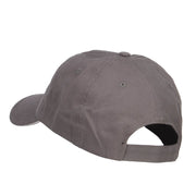 Bowling Ball Embroidered Canvas Cotton Cap