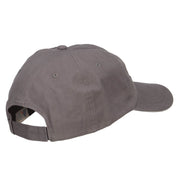 Bowling Ball Embroidered Canvas Cotton Cap