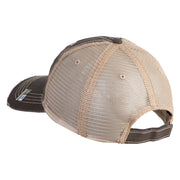 U.S. Army 33rd Infantry Brigade Combat Team Embroidered Low Profile Special Cotton Mesh Cap - Brown-Khaki OSFM