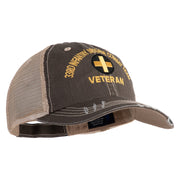 U.S. Army 33rd Infantry Brigade Combat Team Embroidered Low Profile Special Cotton Mesh Cap - Brown-Khaki OSFM