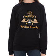 Work Hard Dream Big Graphic Design Unisex Ring Spun Cotton Premium Long Sleeve T-Shirt