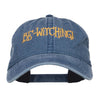 Bewitching Embroidered Washed Cap