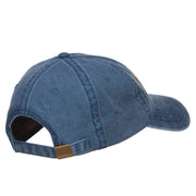 Bewitching Embroidered Washed Cap