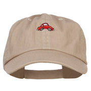 Mini Car Embroidered Low Cap