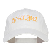 Bewitching Embroidered Washed Cap