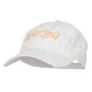 Bewitching Embroidered Washed Cap