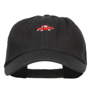 Mini Car Embroidered Low Cap