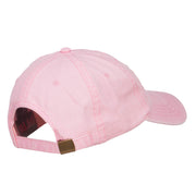 Bewitching Embroidered Washed Cap