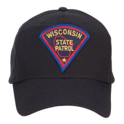 Wisconsin Police Seal Patched Cotton Twill Cap