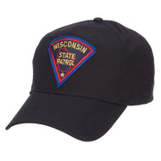 Wisconsin Police Seal Patched Cotton Twill Cap