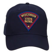 Wisconsin Police Seal Patched Cotton Twill Cap