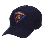 Wisconsin Police Seal Patched Cotton Twill Cap