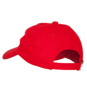 Washington D.C. Flag Embroidered Unstructured Washed Cap