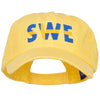 Sweden SWE Flag Embroidered Low Profile Cap