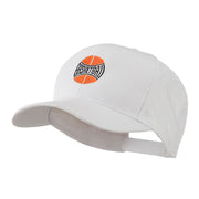 Basketball with Wording Inside Embroidered Cap Cap