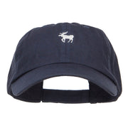 Mini Moose Embroidered Low Cap