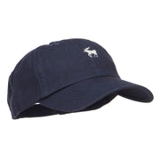 Mini Moose Embroidered Low Cap