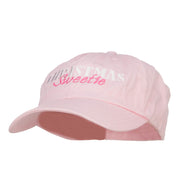 Christmas Sweetie Embroidered Low Cap