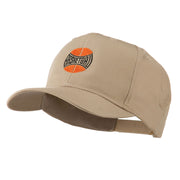 Basketball with Wording Inside Embroidered Cap Cap