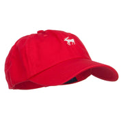 Mini Moose Embroidered Low Cap