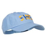 Sweden SWE Flag Embroidered Low Profile Cap