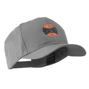 Basketball with Wording Inside Embroidered Cap Cap