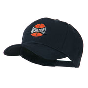 Basketball with Wording Inside Embroidered Cap Cap