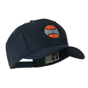 Basketball with Wording Inside Embroidered Cap Cap