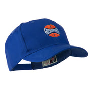 Basketball with Wording Inside Embroidered Cap Cap