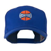 Basketball with Wording Inside Embroidered Cap Cap