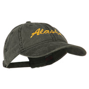 Western State Alaska Embroidered Washed Cap