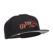 Baseball Whack Embroidered Snapback Cap