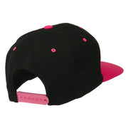 Checkered Heart Embroidered Wool Blend Cap