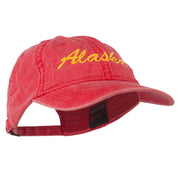 Western State Alaska Embroidered Washed Cap