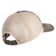 U.S. Army 34th Infantry Division Embroidered Low Profile Special Cotton Mesh Cap - Brown-Khaki OSFM