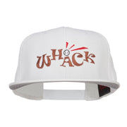 Baseball Whack Embroidered Snapback Cap