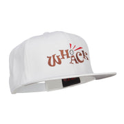 Baseball Whack Embroidered Snapback Cap