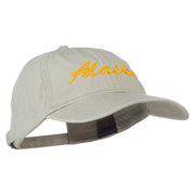 Western State Alaska Embroidered Washed Cap