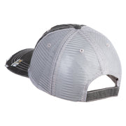 U.S. Army 34th Infantry Division Embroidered Low Profile Special Cotton Mesh Cap - Black OSFM