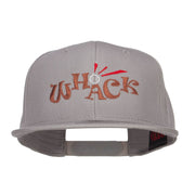 Baseball Whack Embroidered Snapback Cap