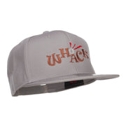 Baseball Whack Embroidered Snapback Cap