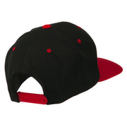 Checkered Heart Embroidered Wool Blend Cap